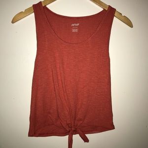 Aerie tie front tank top